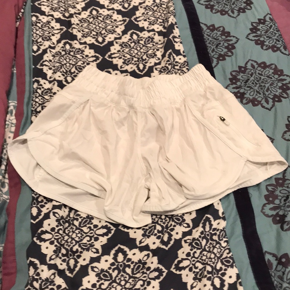 RARE lululemon white shorts